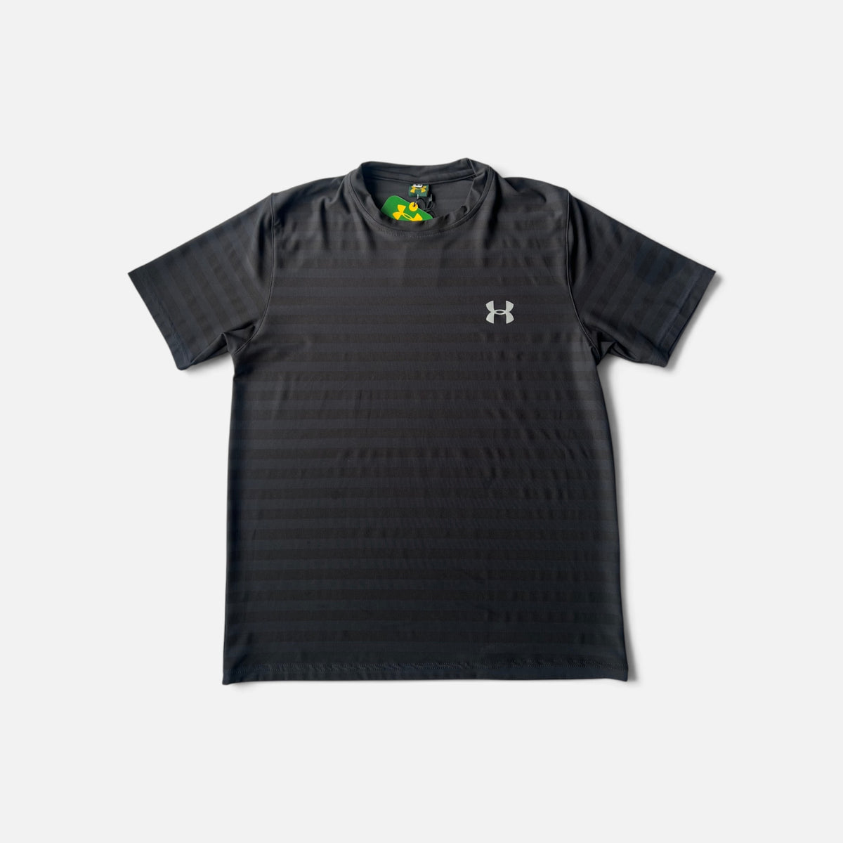 Jacquard Mesh Round Neck Under Armour Shirt