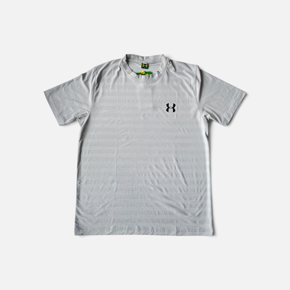 Jacquard Mesh Round Neck Under Armour Shirt