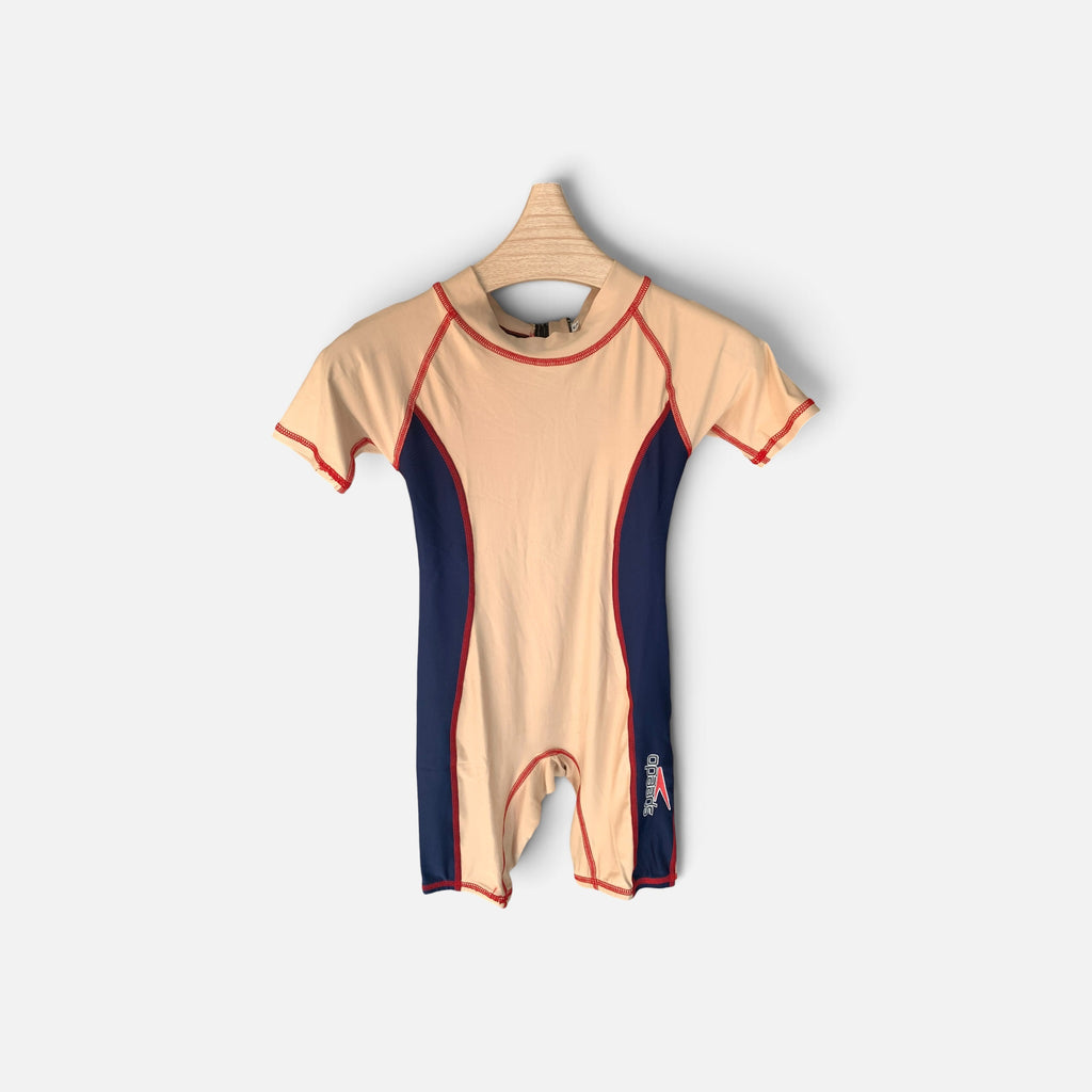 Kids Swimsuit Zipper Plain