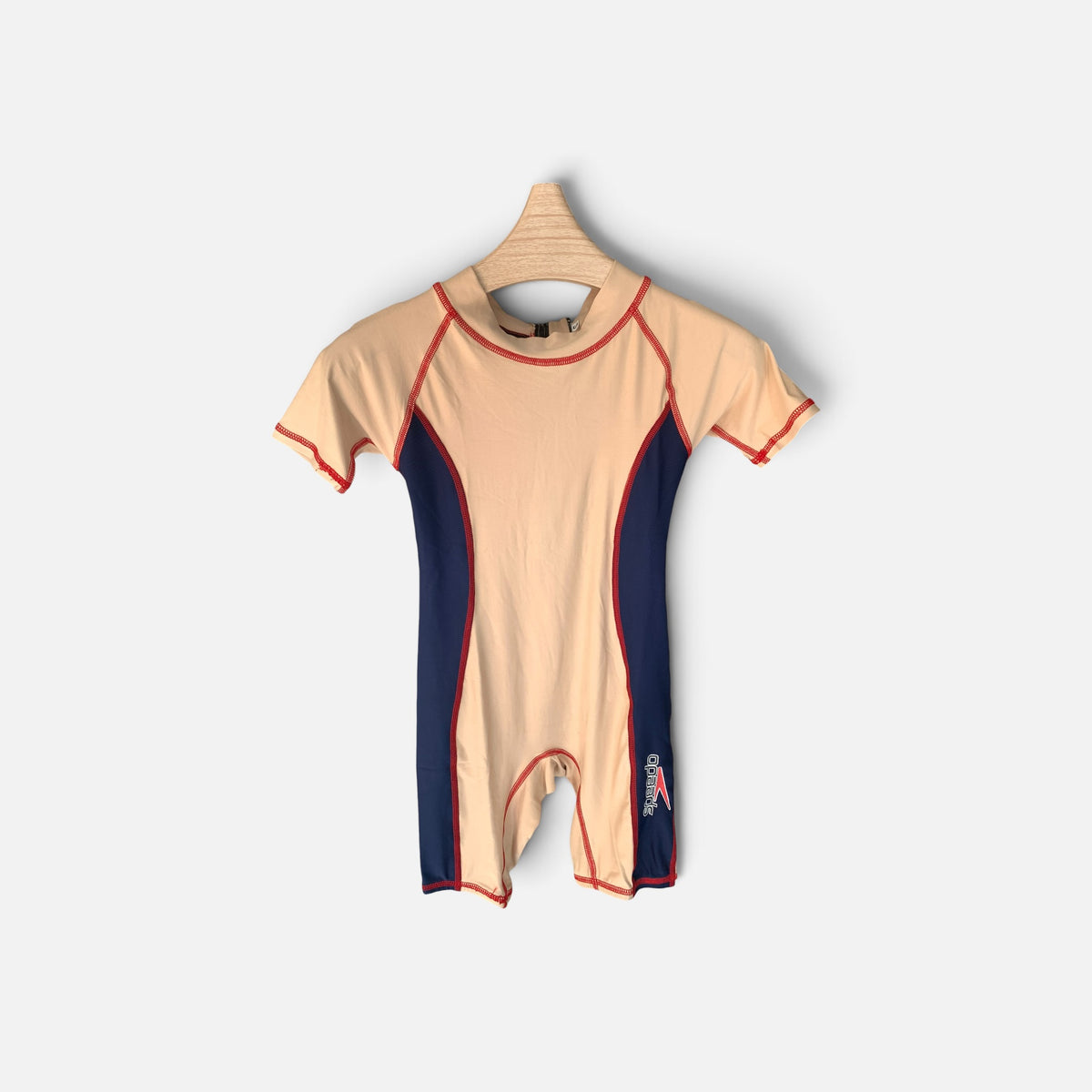 Kids Swimsuit Zipper Plain