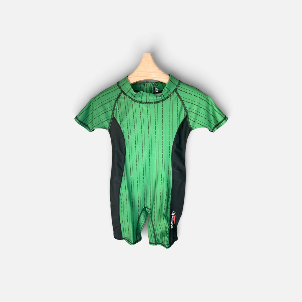 Kids Swimsuit Zipper Plain