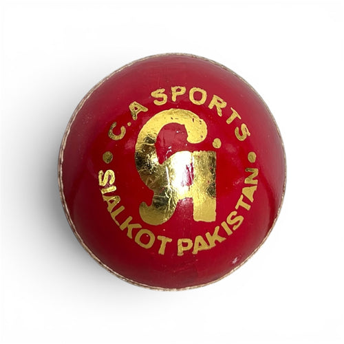 CA Attack Red hard cricket ball, view 2