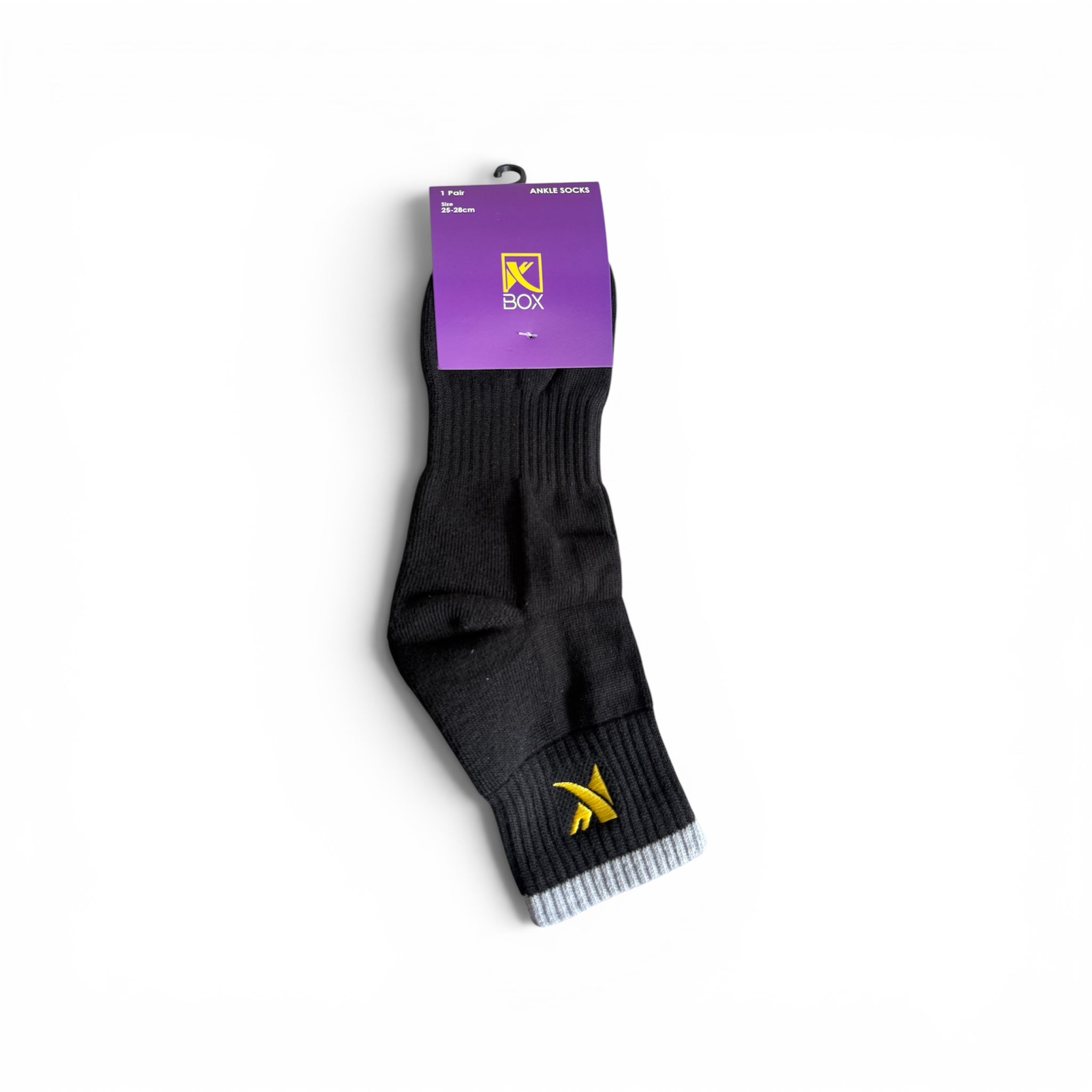 K box ankle sports socks, view 4