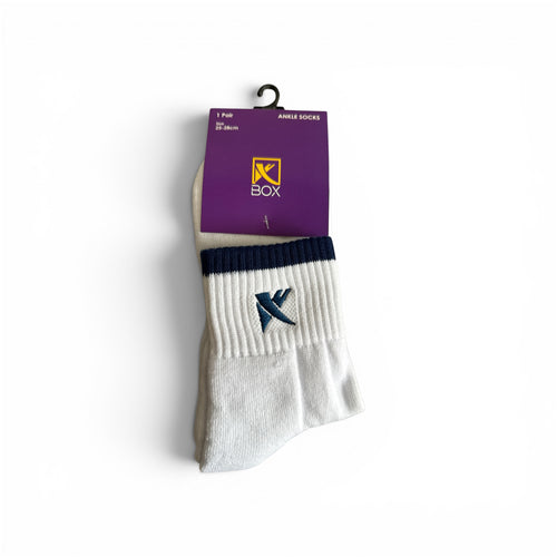 K box ankle sports socks, view 1