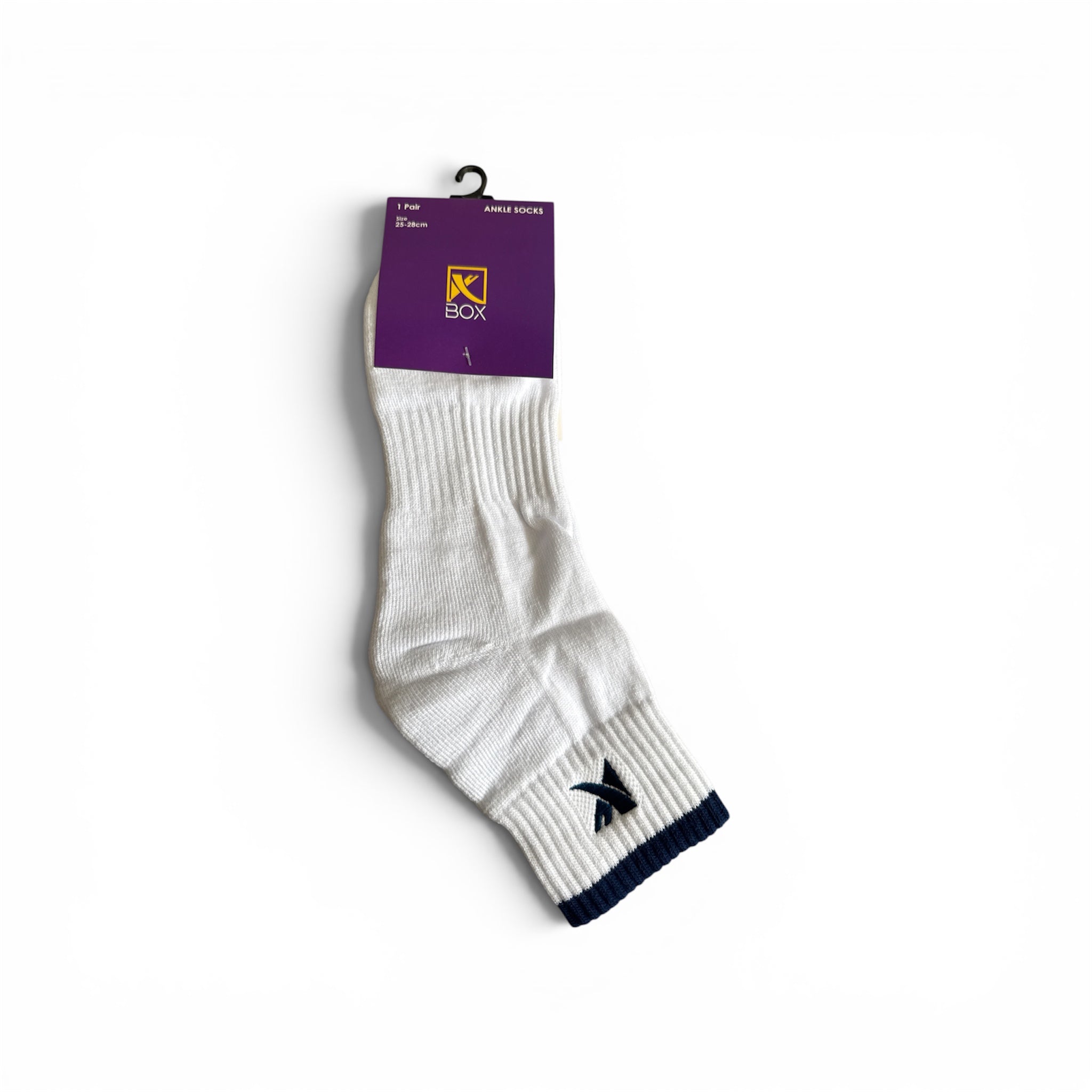 K box ankle sports socks, view 2