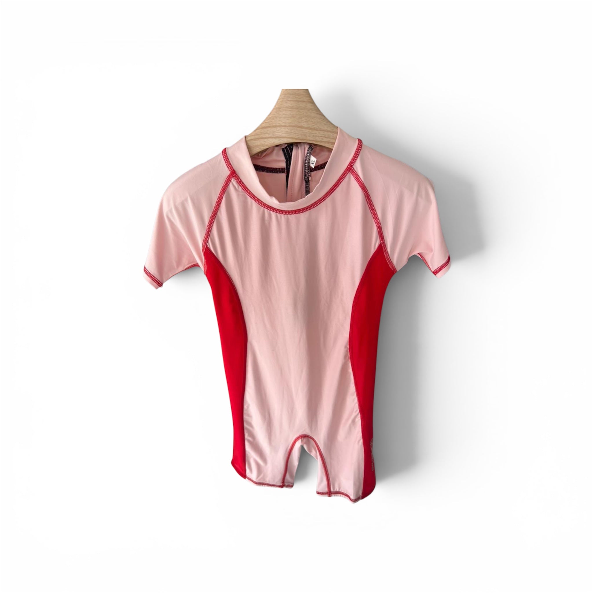 Kids swimsuit zipper plain, view 4