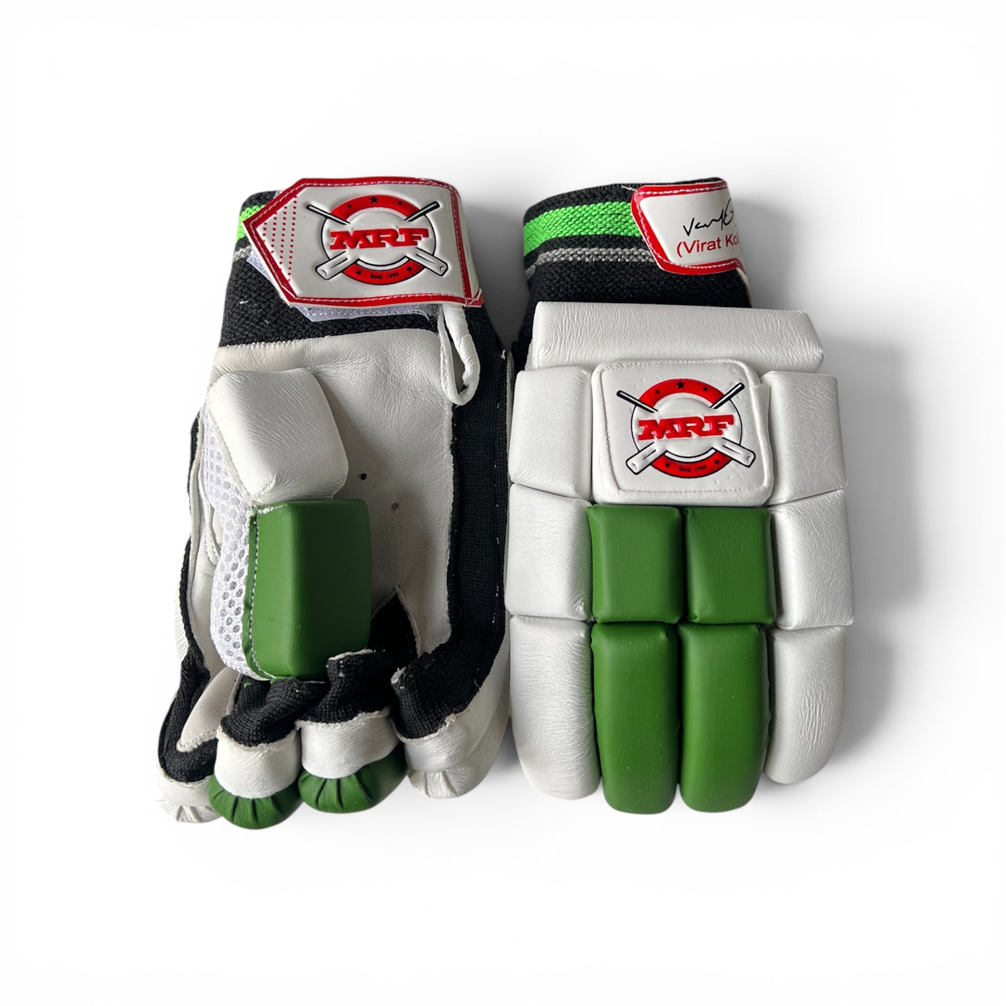 MRF kids batting gloves, view 2