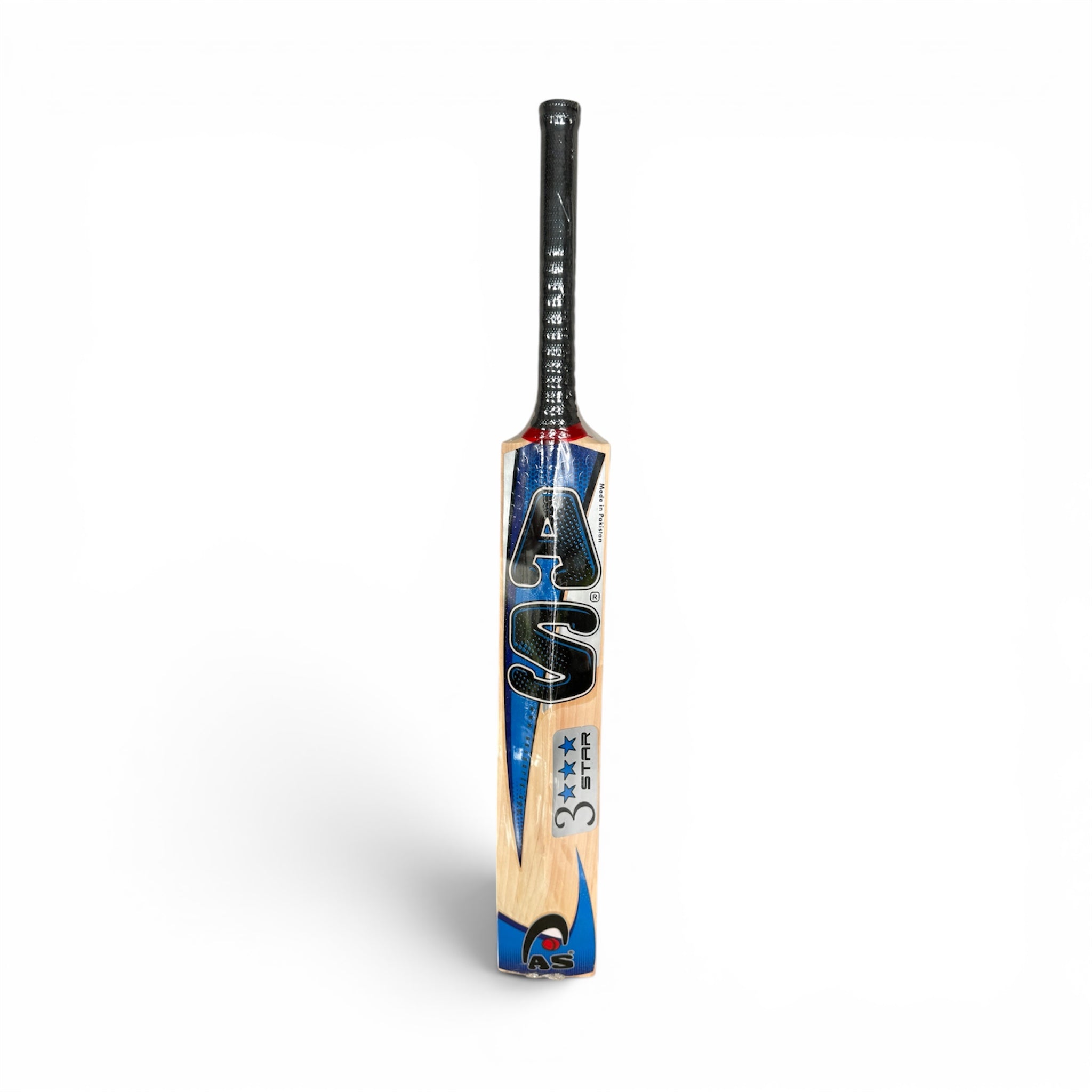 AS 3 Star English willow cricket bat, view 1