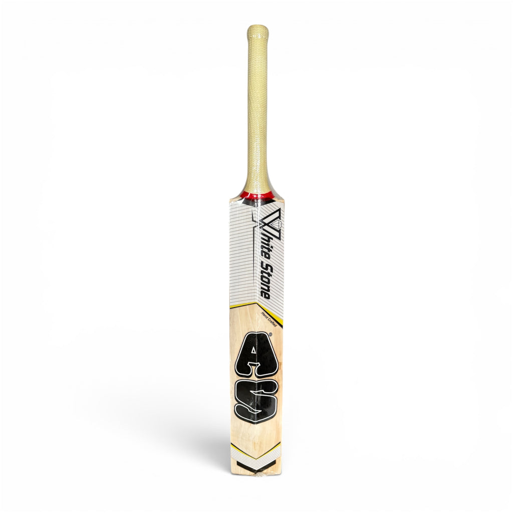 AS White Stone English willow cricket bat, view 1