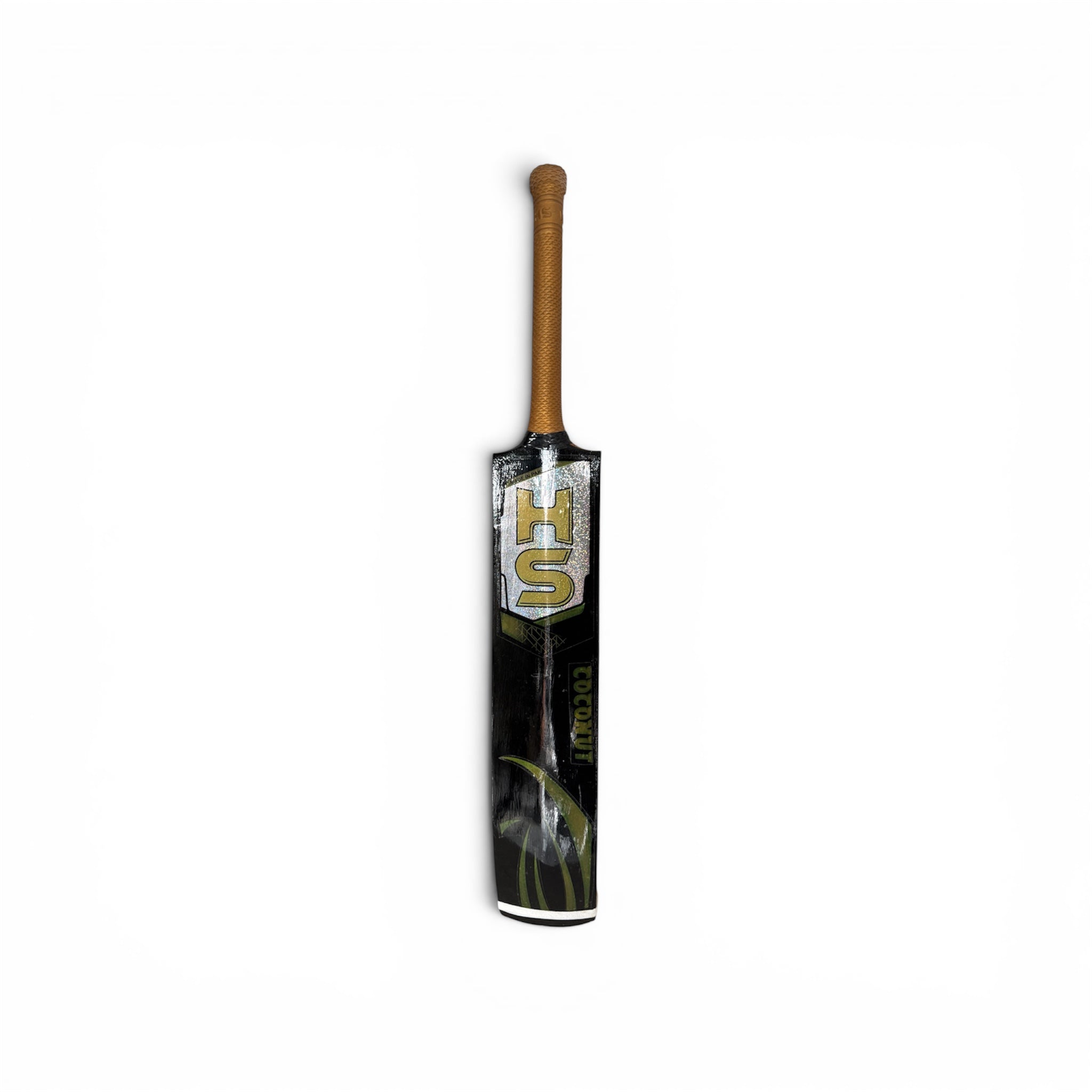 HS Coconut tape ball cricket bat, view 1
