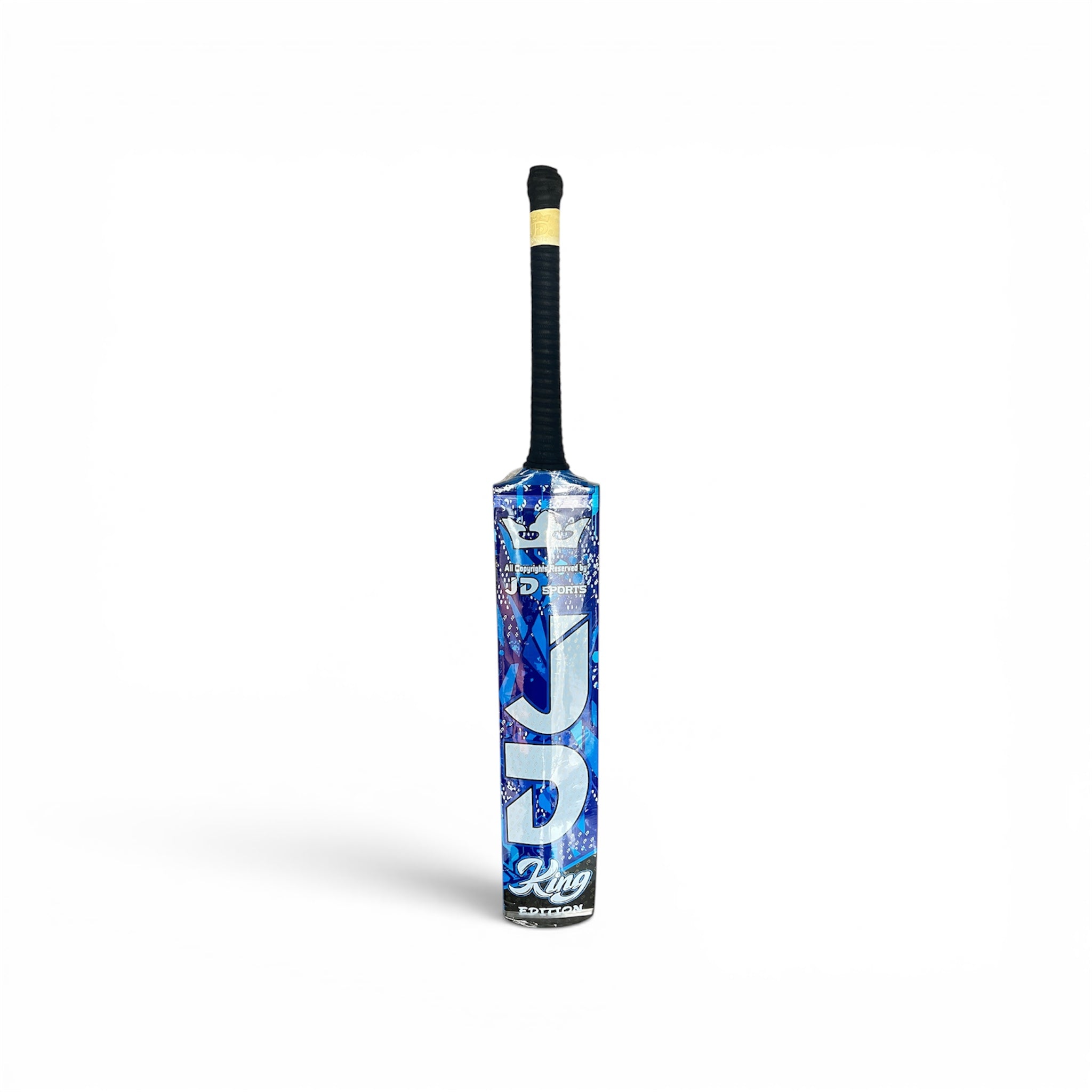 JD King Coconut tape ball cricket bat, view 1