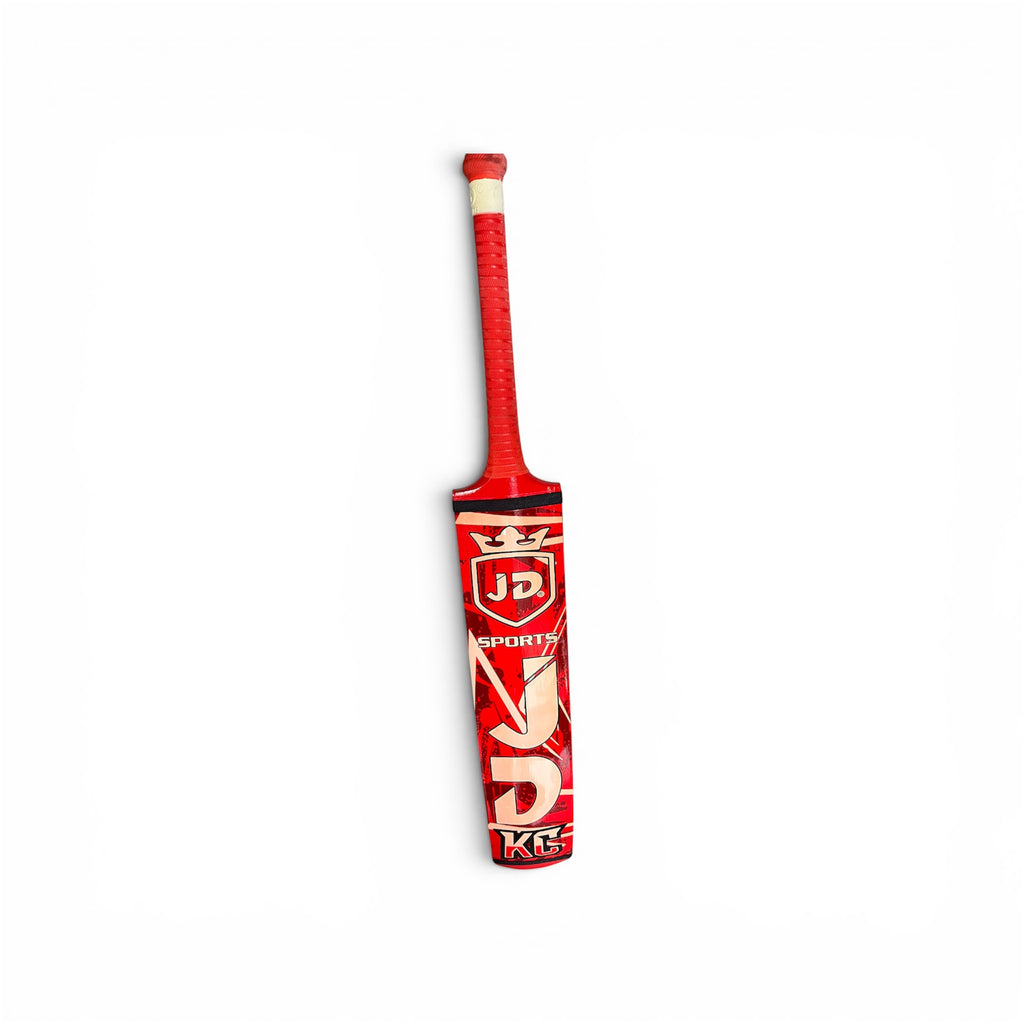 JD KC Regular tape ball cricket bat, view 1