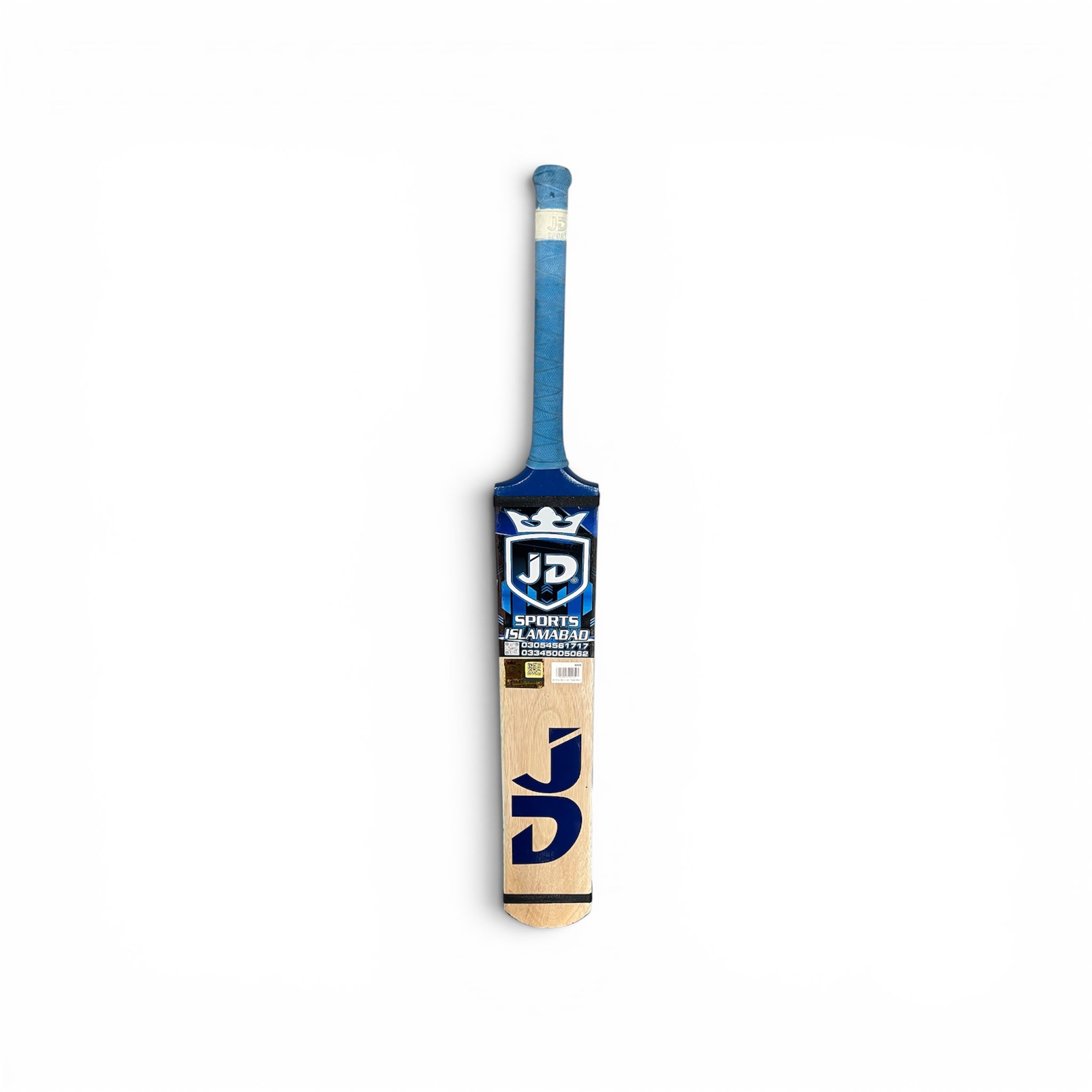 JD Pro Edition tape ball cricket bat, view 2
