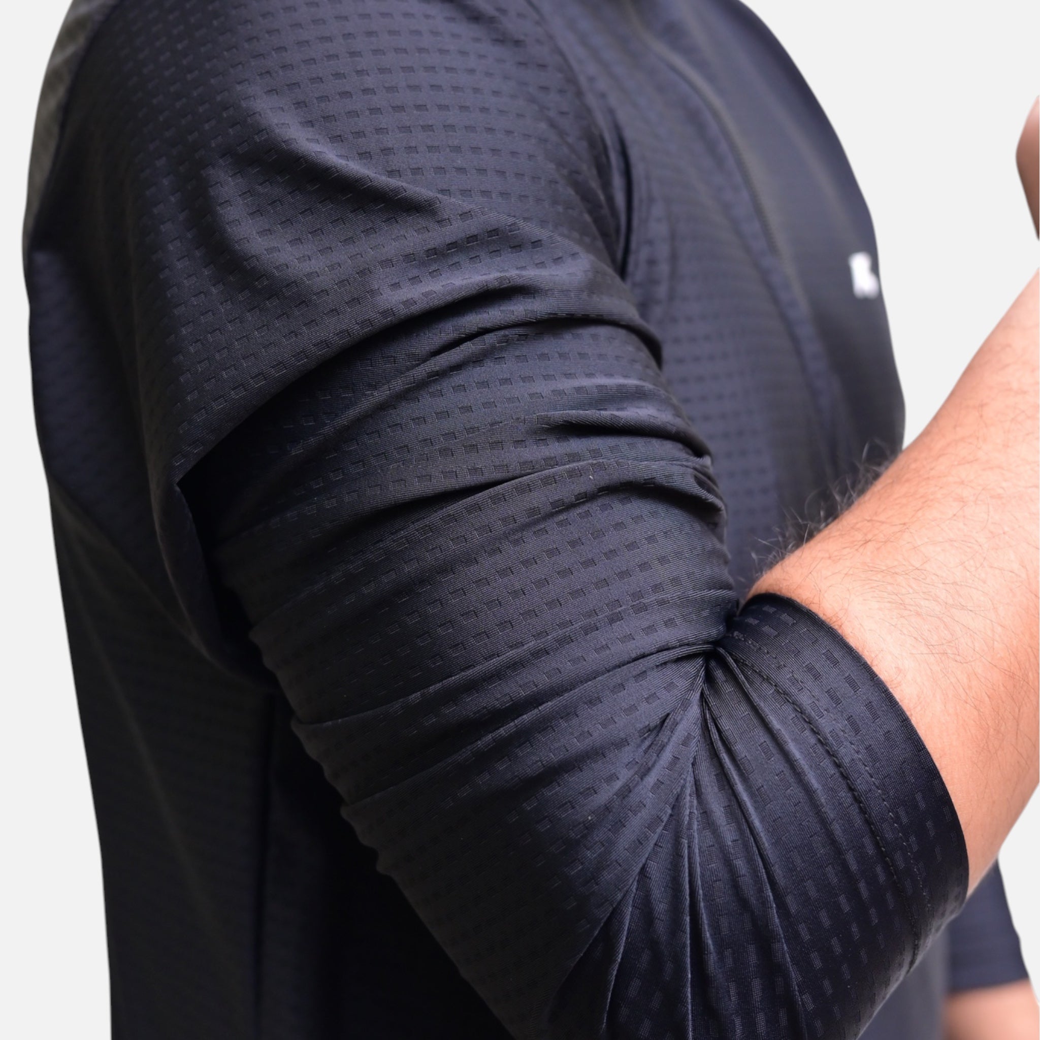 J-Mesh Nylon Quarter Zipper Full Sleeve